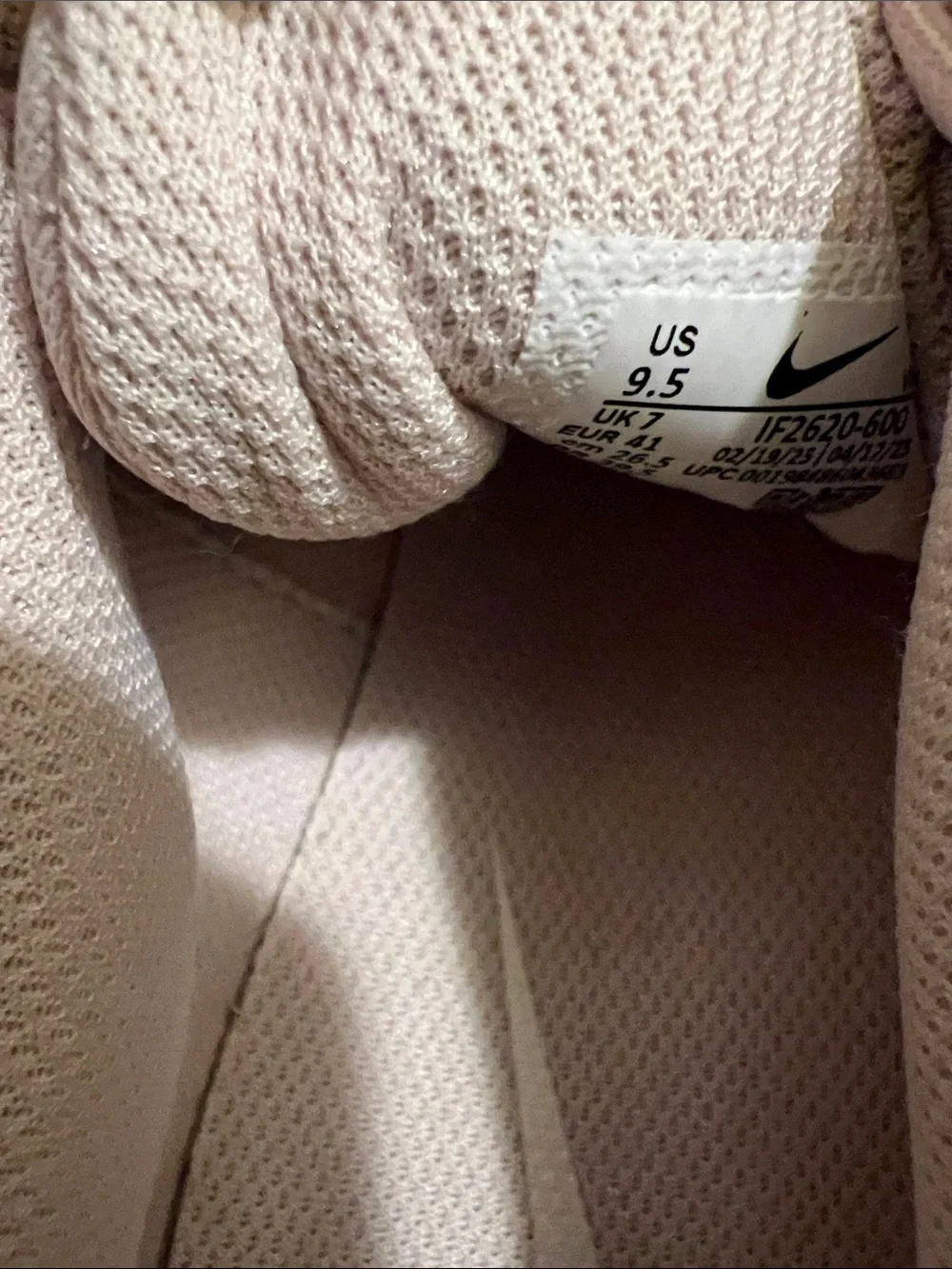 Nike Kids Breathable Athletic Sneakers - Light Pink